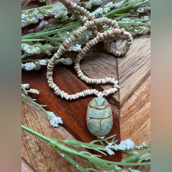Scarab Beetle Necklace - Picture 9 of 16